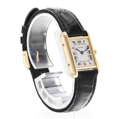 Cartier Tank Louis W1512753 Silver Dial 21x28