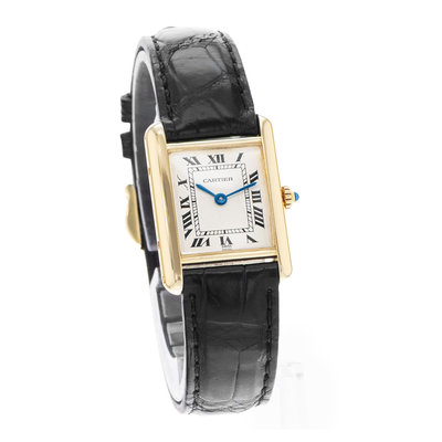 Cartier Tank Louis W1512753 Silver Dial 21x28