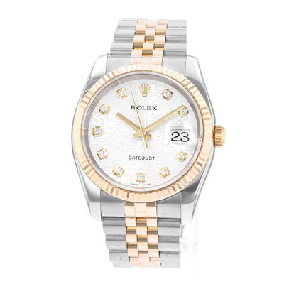 Rolex Datejust 36 116233 White Dial 36