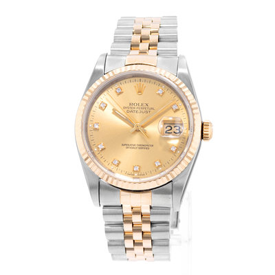 Rolex Datejust 36 16233 Champagne Dial 36
