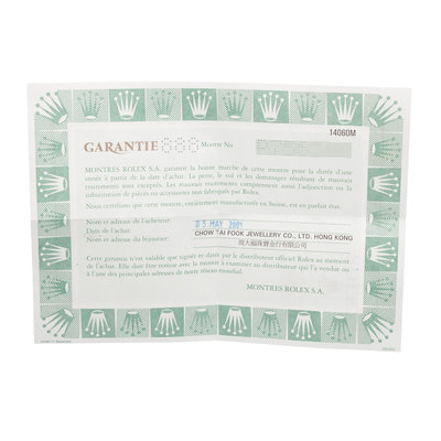 Rolex Submariner No Date 14060 Black Dial 40