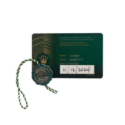Rolex Oyster Perpetual 41 124300 Green Dial 41