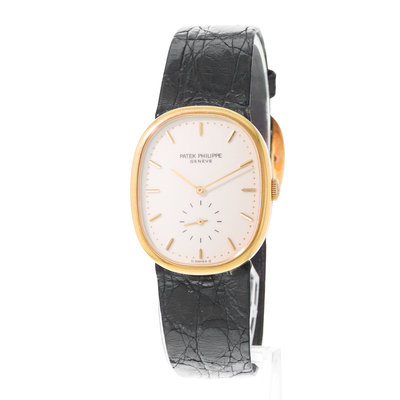 Patek Philippe Golden Ellipse 3948 Silver Dial 27x32