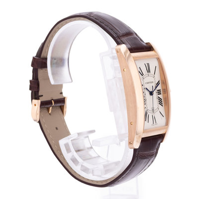 Cartier Tank Americaine W2609156 2505 Silver Dial 26x45