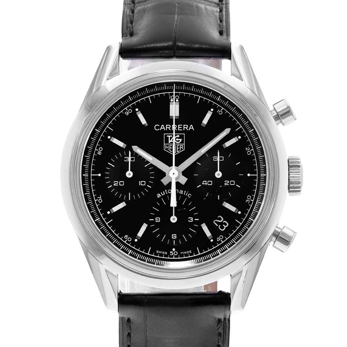 TAG Heuer Carrera Calibre 17 CV2111.FC6180 Black Dial 39