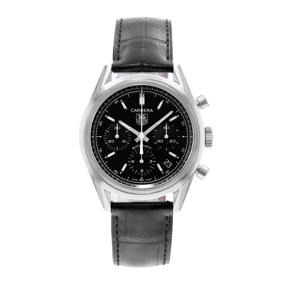 TAG Heuer Carrera Calibre 17 CV2111.FC6180 Black Dial 39