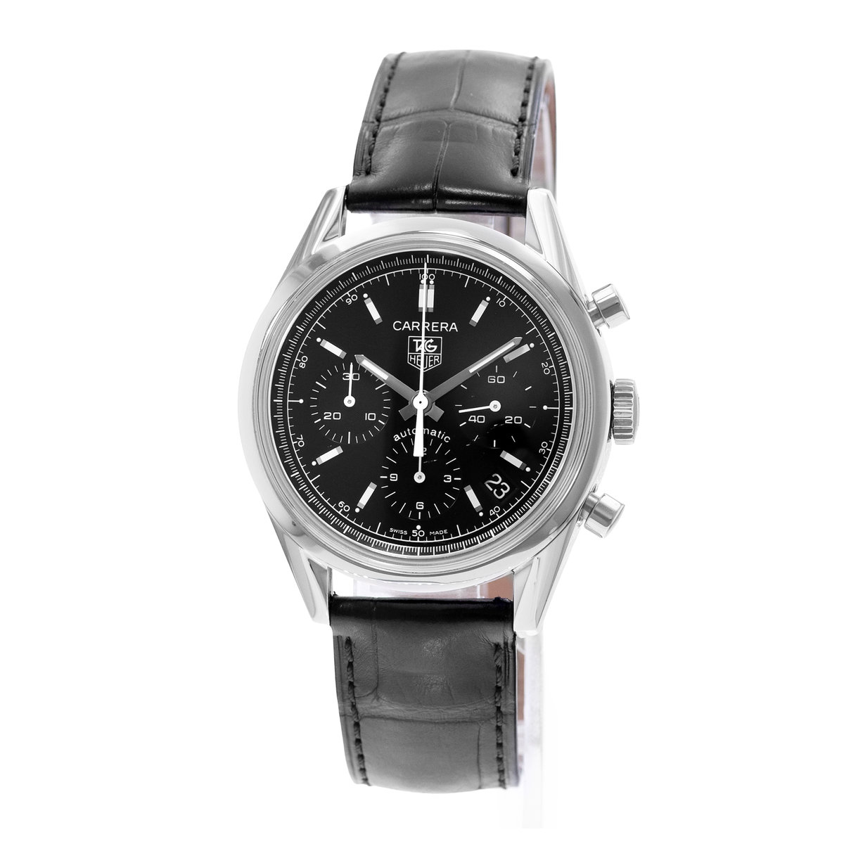 TAG Heuer Carrera Calibre 17 CV2111.FC6180 Black Dial 39