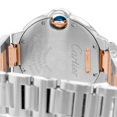 Cartier Ballon Bleu 33mm WE902077 3753 Silver Dial 33