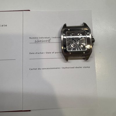 Cartier Santos 100 W2020018 3202 NA Dial 41