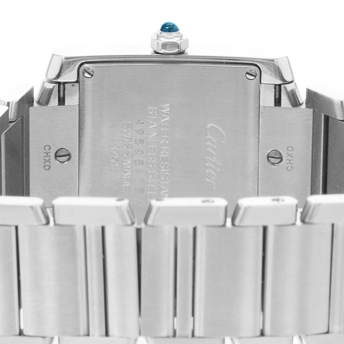 Cartier Tank Francaise W4TA0009 3751 Silver Dial 25
