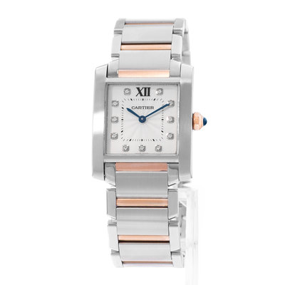 Cartier Tank Francaise WE110005 3751 Silver Dial 30