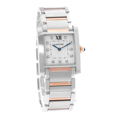 Cartier Tank Francaise WE110005 3751 Silver Dial 30