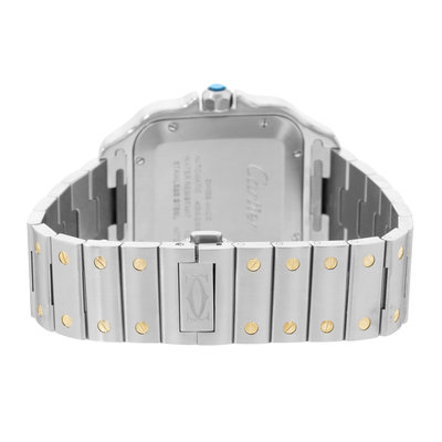 Cartier Santos W2SA0009 4072 Silver Dial 40x47