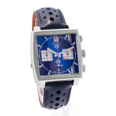 TAG Heuer Monaco CBL2115 Blue Dial 39