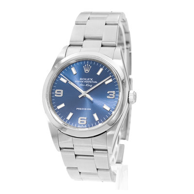 Rolex Air King 34 14000 Blue Dial 34