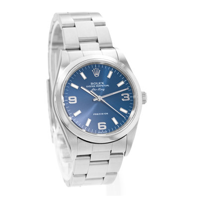 Rolex Air King 34 14000 Blue Dial 34