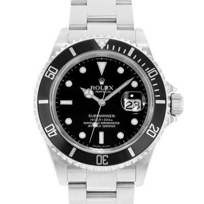 Rolex Submariner Date 16610 Black Dial 40