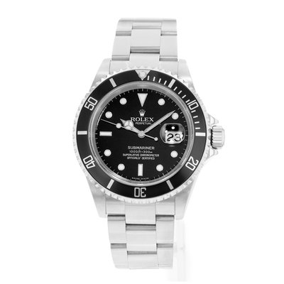 Rolex Submariner Date 16610 Black Dial 40