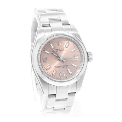 Rolex Oyster Perpetual 26 176200 Pink Dial 26