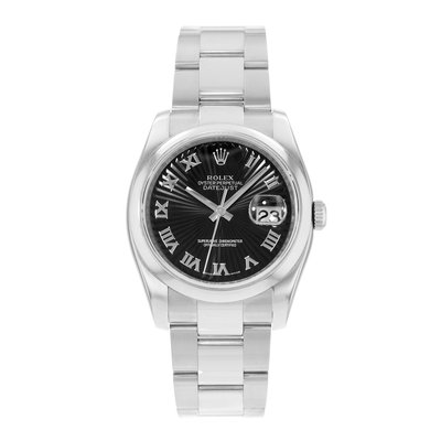 Rolex Datejust 36 116200 Black Dial 36