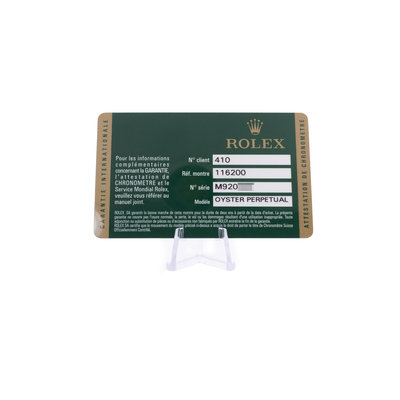 Rolex Datejust 36 116200 Black Dial 36
