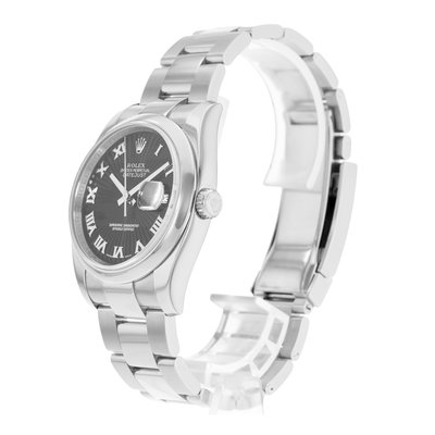 Rolex Datejust 36 116200 Black Dial 36
