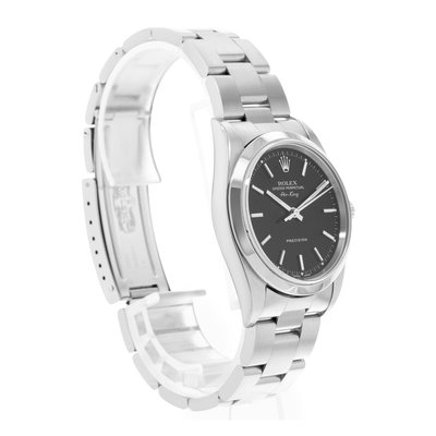Rolex Air King 34 14000 Black Dial 34