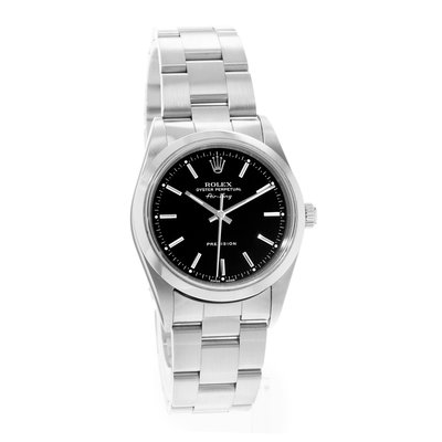 Rolex Air King 34 14000 Black Dial 34