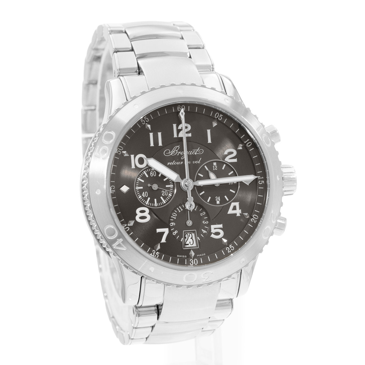 Breguet Type XX - XXI - XXII 3810ST/92/9ZU Silver Dial 42