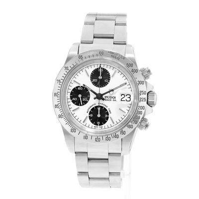 Tudor Oysterdate Big Block 79180 White Dial 40