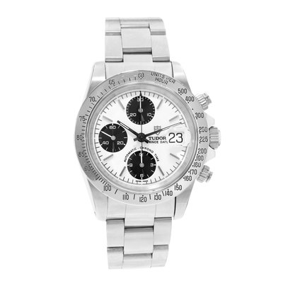 Tudor Oysterdate Big Block 79180 White Dial 40