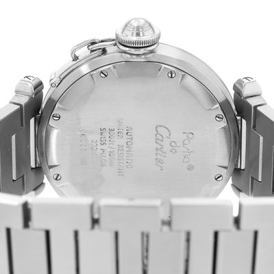 Cartier Pasha C W31015M7 2324 White Dial 35