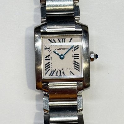 Cartier Tank Francaise W51008Q3 2384 Silver Dial 20x25