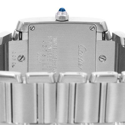 Cartier Tank Francaise W51008Q3 2384 Silver Dial 20x25