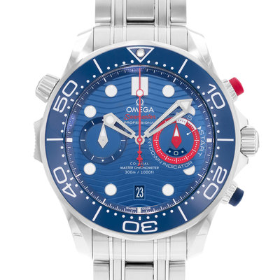 Omega Seamaster Diver 300 M 210.30.44.51.03.002 Blue Dial 44