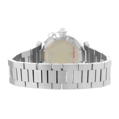 Cartier Pasha C W31029M7 2377 Silver Dial 35
