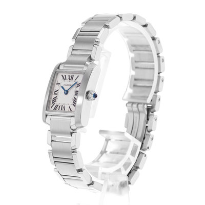 Cartier Tank Francaise W51008Q3 2384 Silver Dial 20
