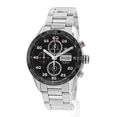 TAG Heuer Carrera Calibre 16 CV2A1R.BA0799 Black Dial 43