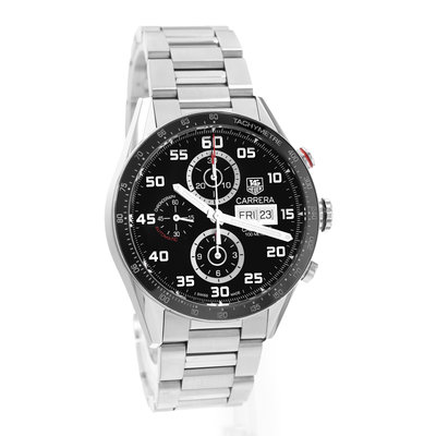 TAG Heuer Carrera Calibre 16 CV2A1R.BA0799 Black Dial 43