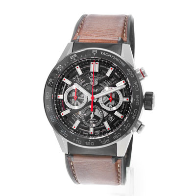 TAG Heuer Carrera CBG2A10.FT6169 Transparent Dial 45