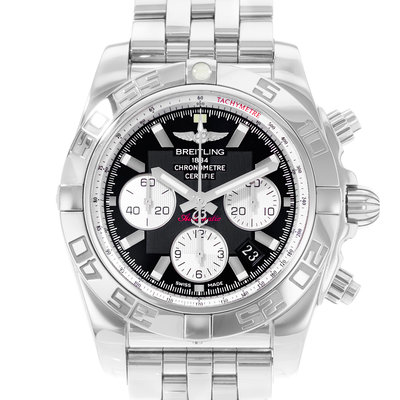 Breitling Chronomat 44 AB0110 Black Dial 44