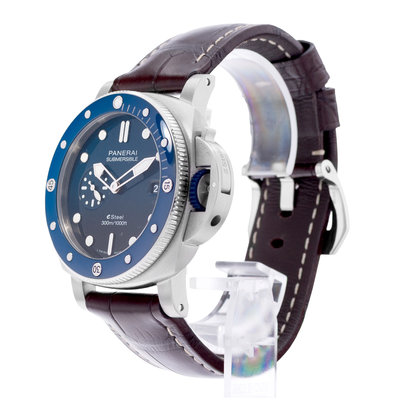 Panerai Submersible PAM 01289 Blue Dial 44