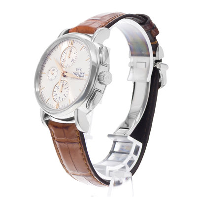 IWC Portofino Chronograph IW378302 Silver Dial 41