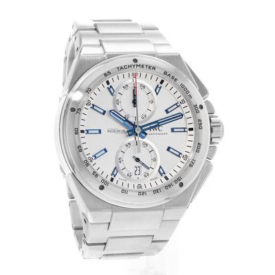 IWC Ingenieur Chronograph Racer IW378510  Silver Dial 45