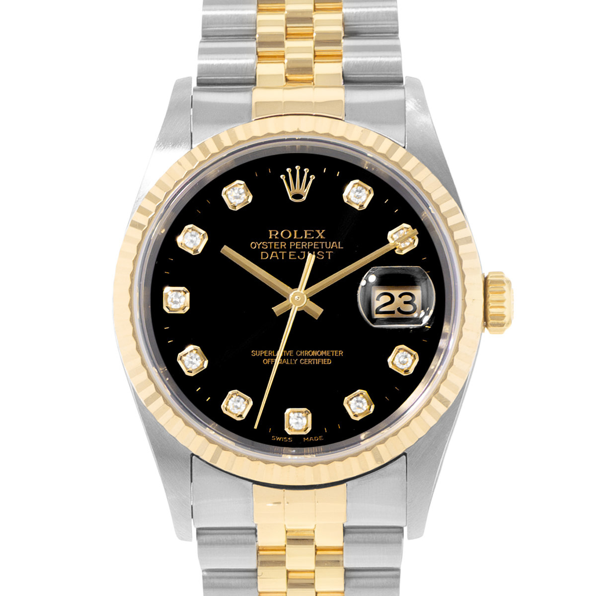 Rolex Datejust 36 16233 Black Dial 36