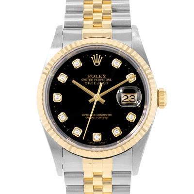 Rolex Datejust 36 16233 Black Dial 36