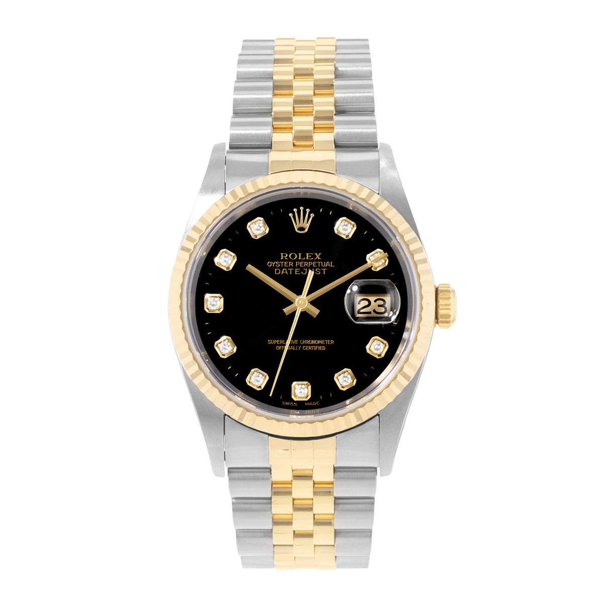 Rolex Datejust 36 16233 Black Dial 36