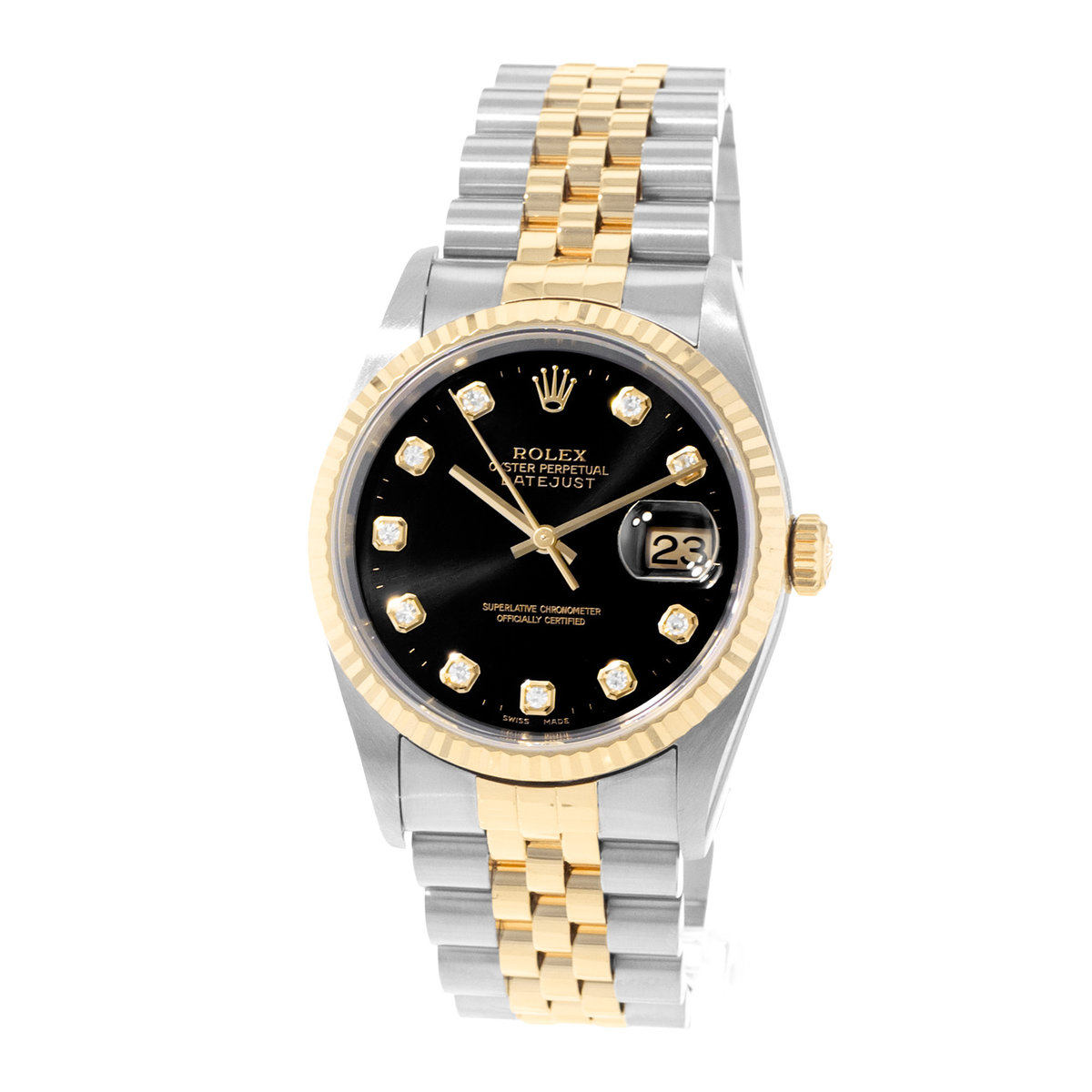 Rolex Datejust 36 16233 Black Dial 36