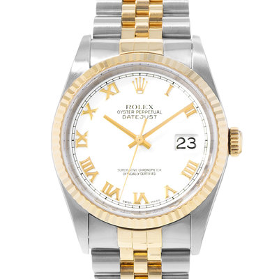 Rolex Datejust 36 16233 White Dial 36