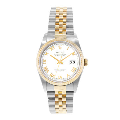 Rolex Datejust 36 16233 White Dial 36